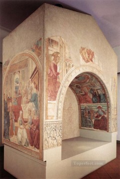 Benozzo Gozzoli Painting - Shrine of the Visitation Benozzo Gozzoli